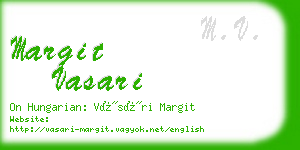 margit vasari business card